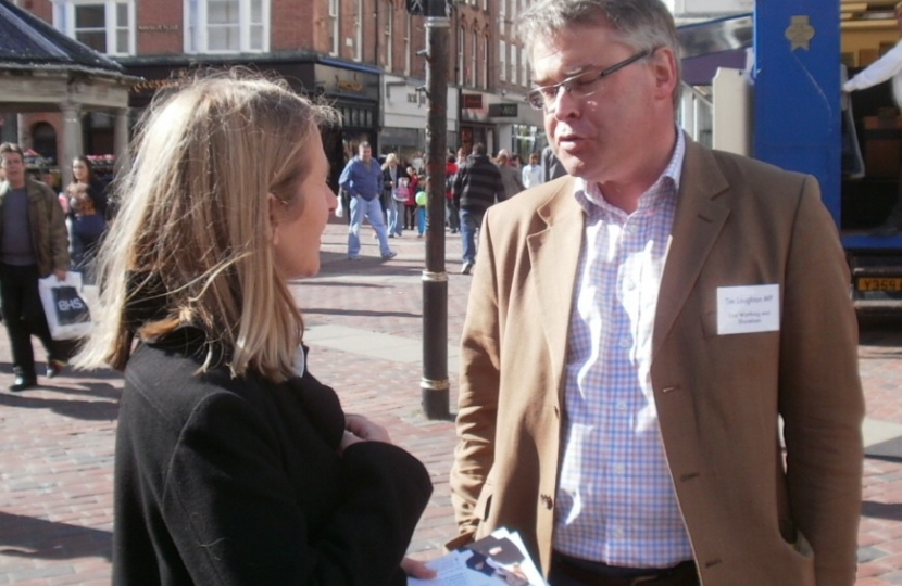 Katy Bourne and Tim Loughton in Worthing