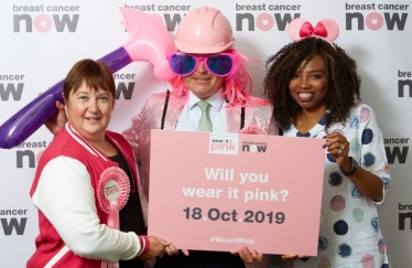 Tim Loughton MP wearing it pink!