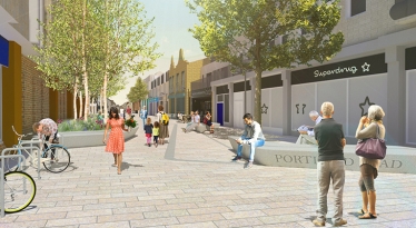 Construction work to breathe new life into Worthing town centre road has started